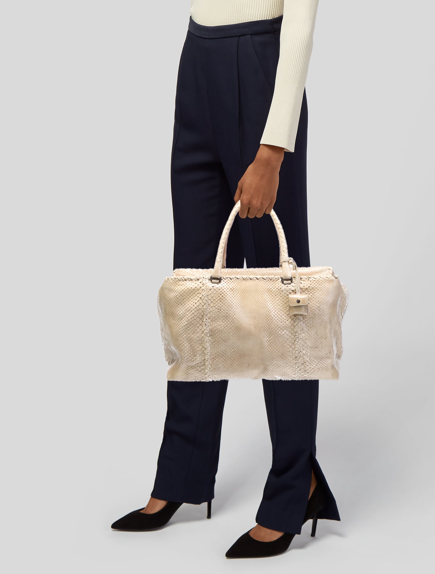 Bottega Veneta Intrecciato Top Handle Bag