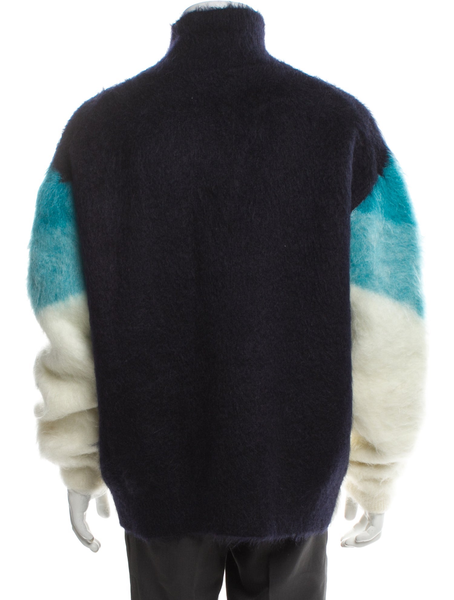 Bottega Veneta Wool Colorblock Pattern Pullover