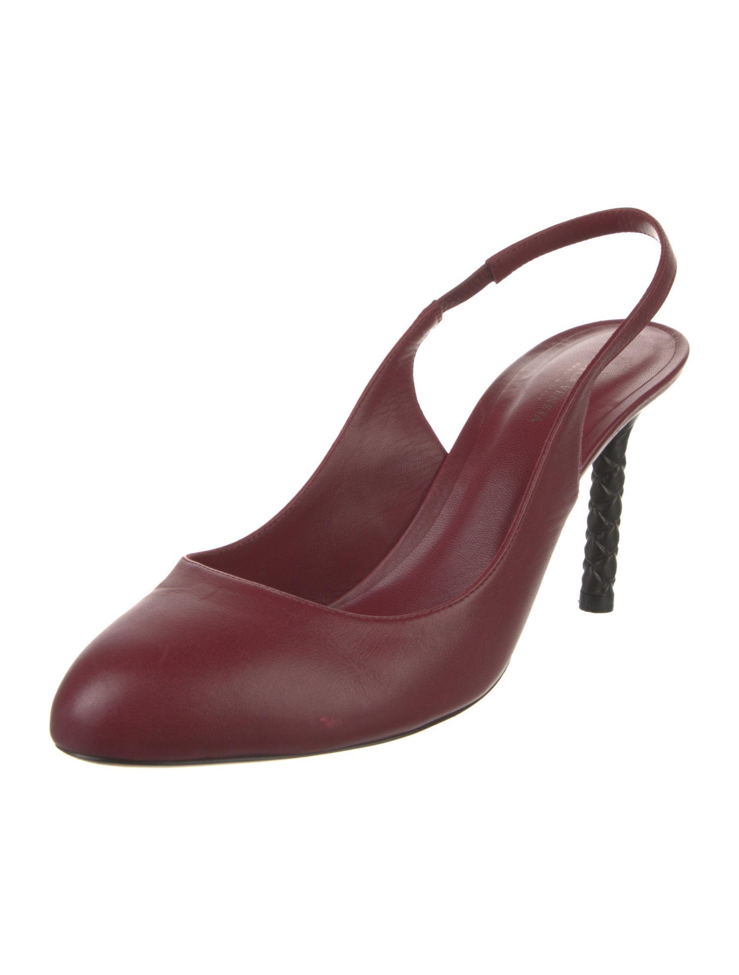 Bottega Veneta Leather Slingback Pumps