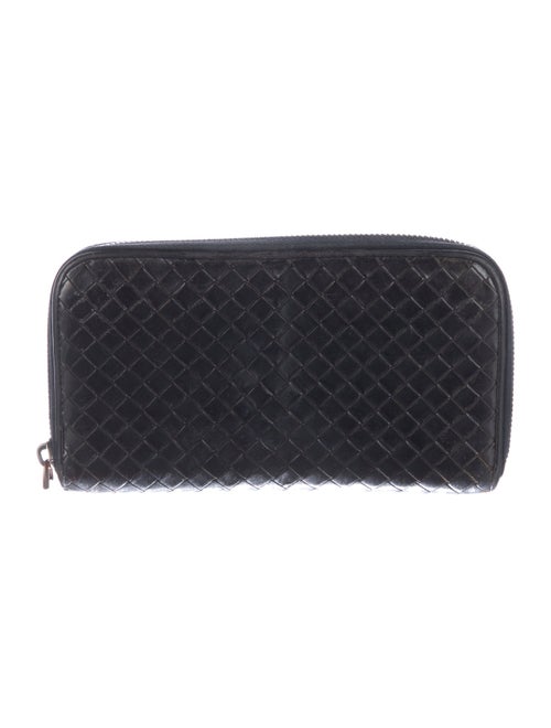 Bottega Veneta Intrecciato Weave Leather Continental Wallet