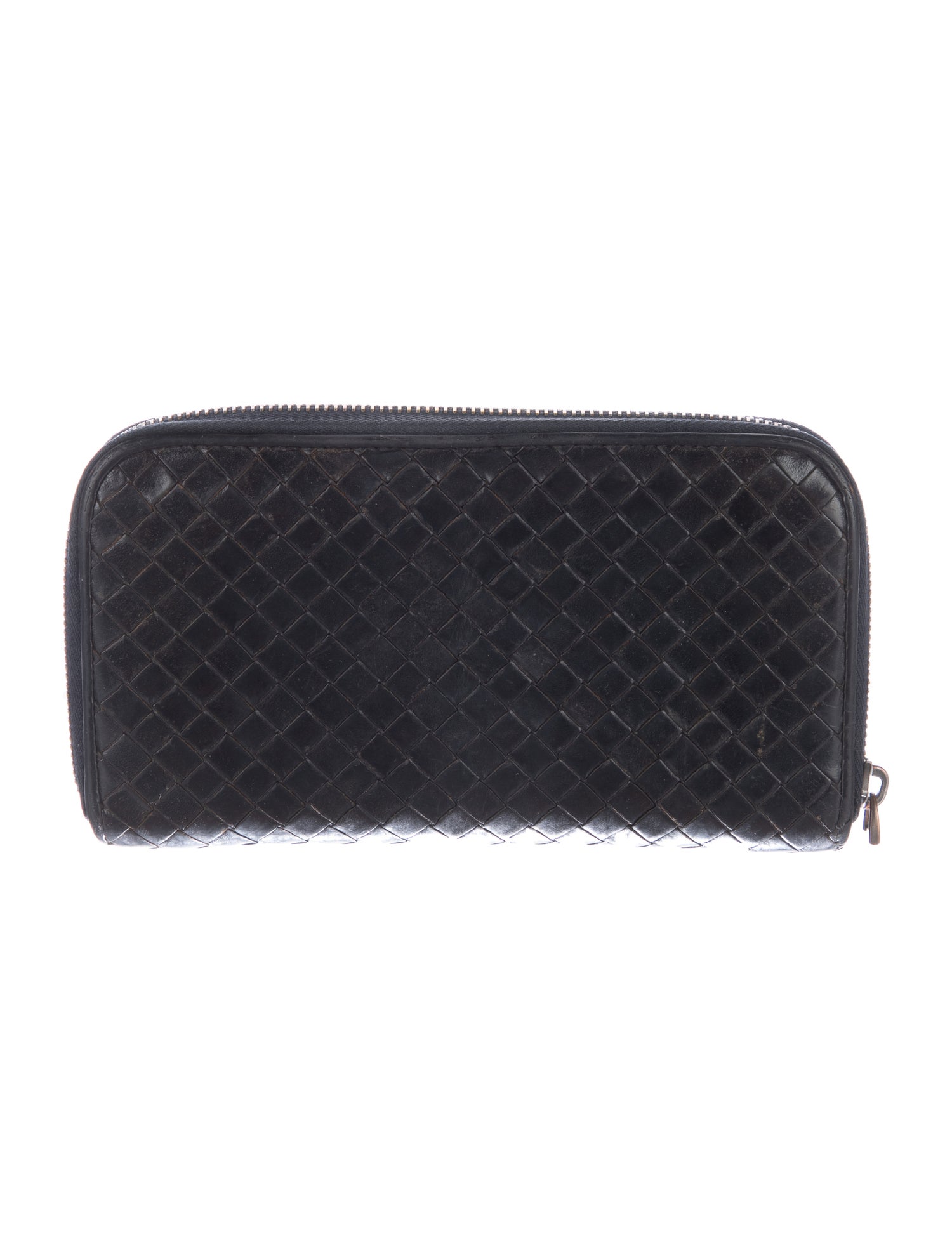 Bottega Veneta Intrecciato Weave Leather Continental Wallet