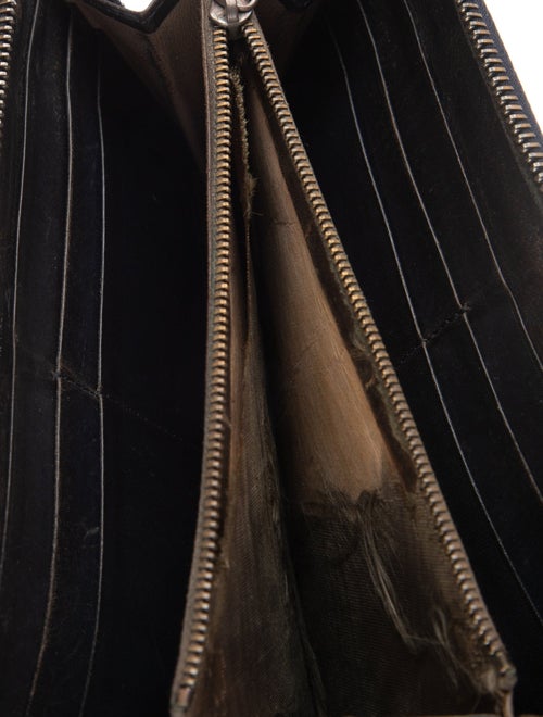 Bottega Veneta Intrecciato Weave Leather Continental Wallet