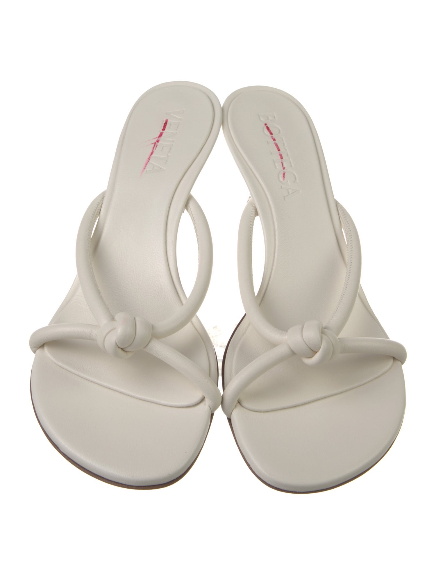 Bottega Veneta Leather Braided Accents Slides