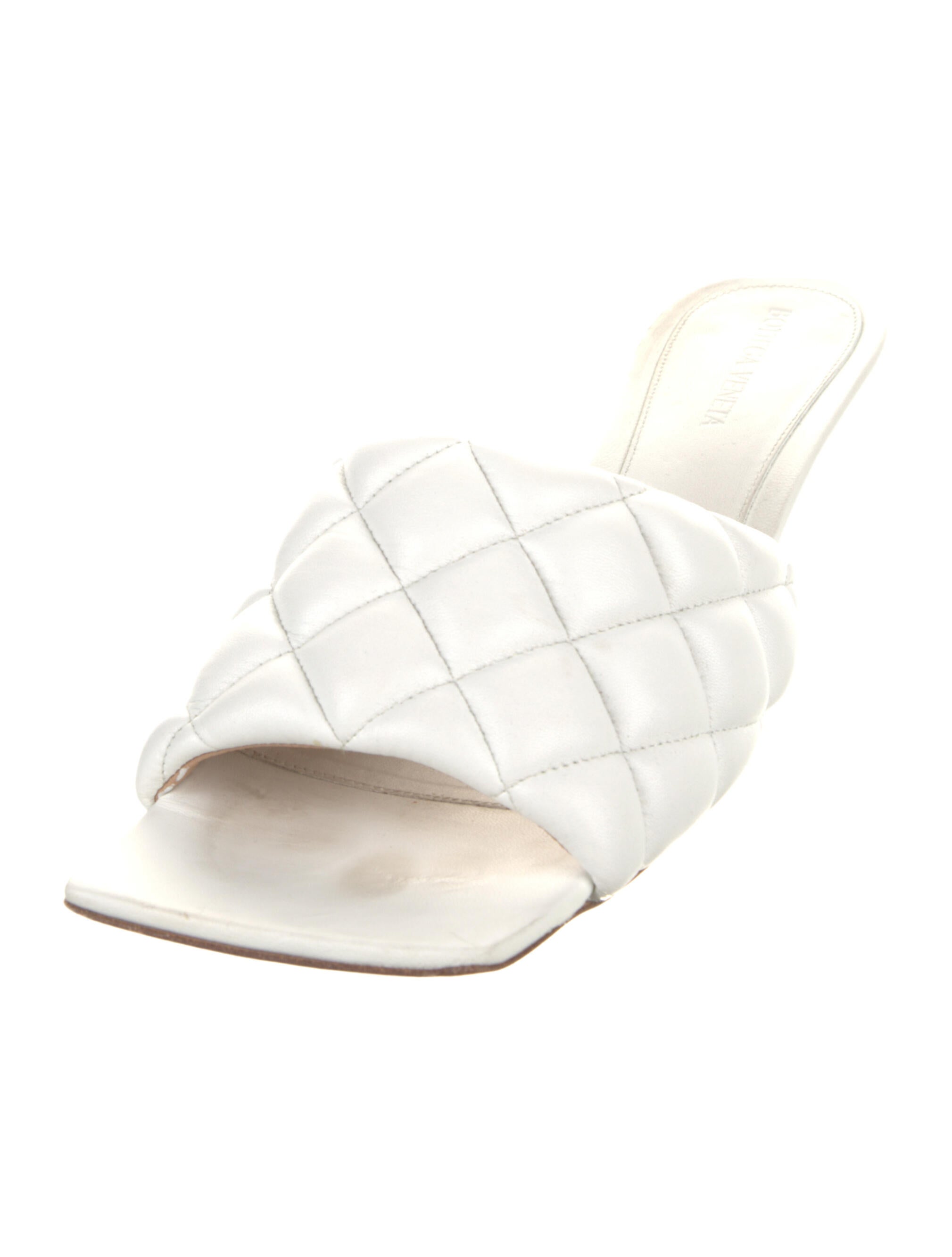 Bottega Veneta Leather Slides