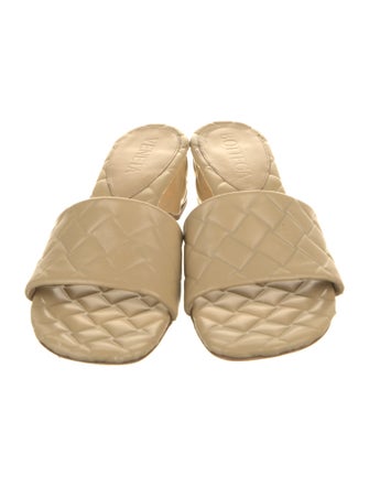 Bottega Veneta Leather Slides