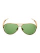 Bottega Veneta Aviator Tinted Sunglasses