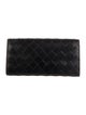 Bottega Veneta Intrecciato Weave Leather Continental Wallet