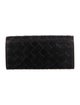 Bottega Veneta Intrecciato Weave Leather Continental Wallet
