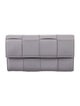 Bottega Veneta Cassette Flap Intrecciato Weave Wallet