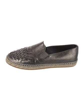 Bottega Veneta Intrecciato Weave Leather Espadrilles