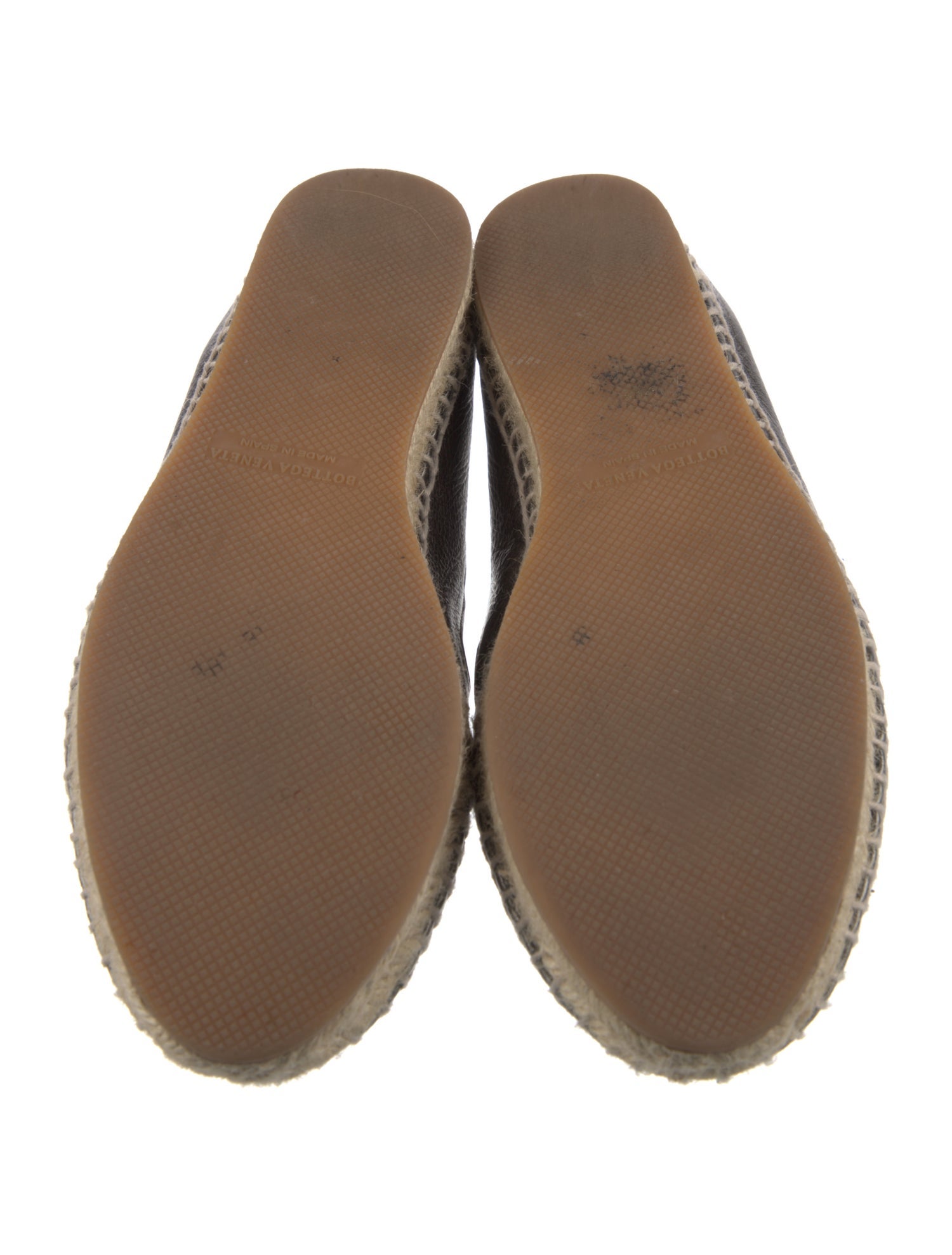 Bottega Veneta Intrecciato Weave Leather Espadrilles