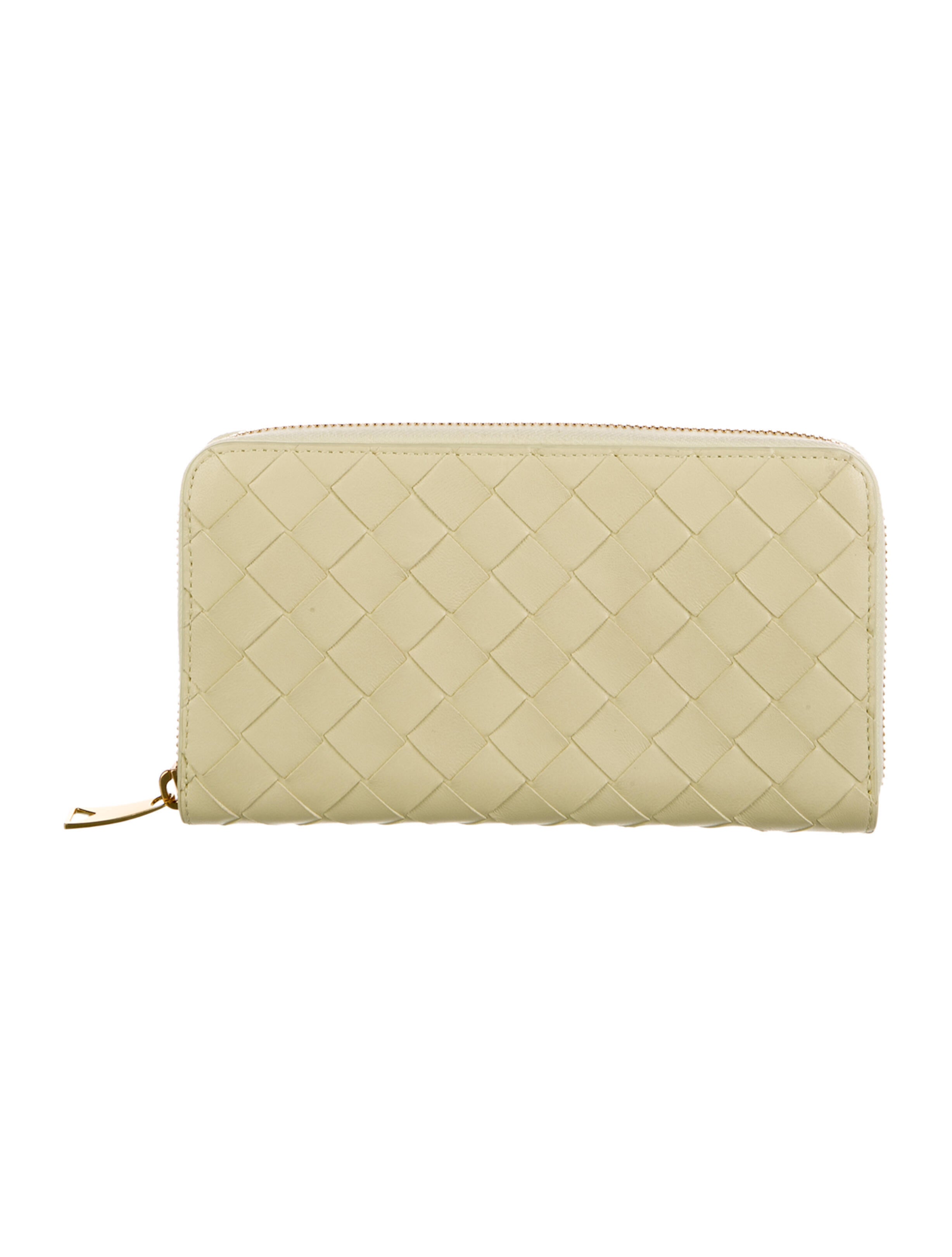 Bottega Veneta Intrecciato Weave Leather Continental Wallet
