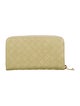 Bottega Veneta Intrecciato Weave Leather Continental Wallet