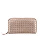 Bottega Veneta Intrecciato Weave Leather Continental Wallet