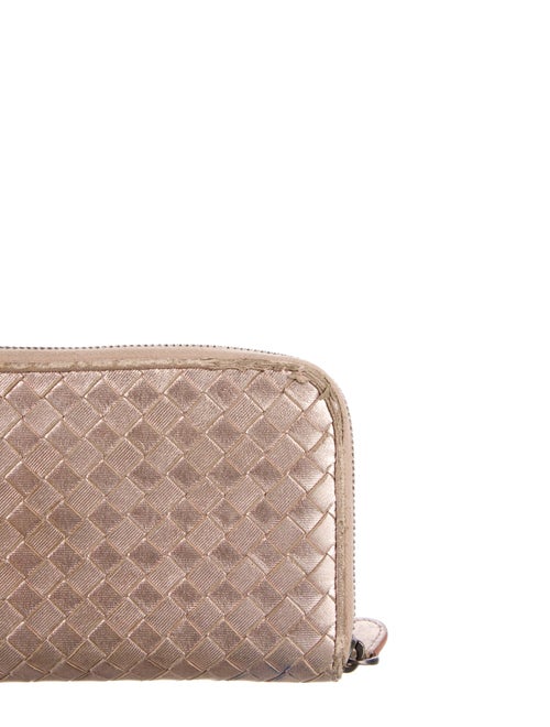 Bottega Veneta Intrecciato Weave Leather Continental Wallet