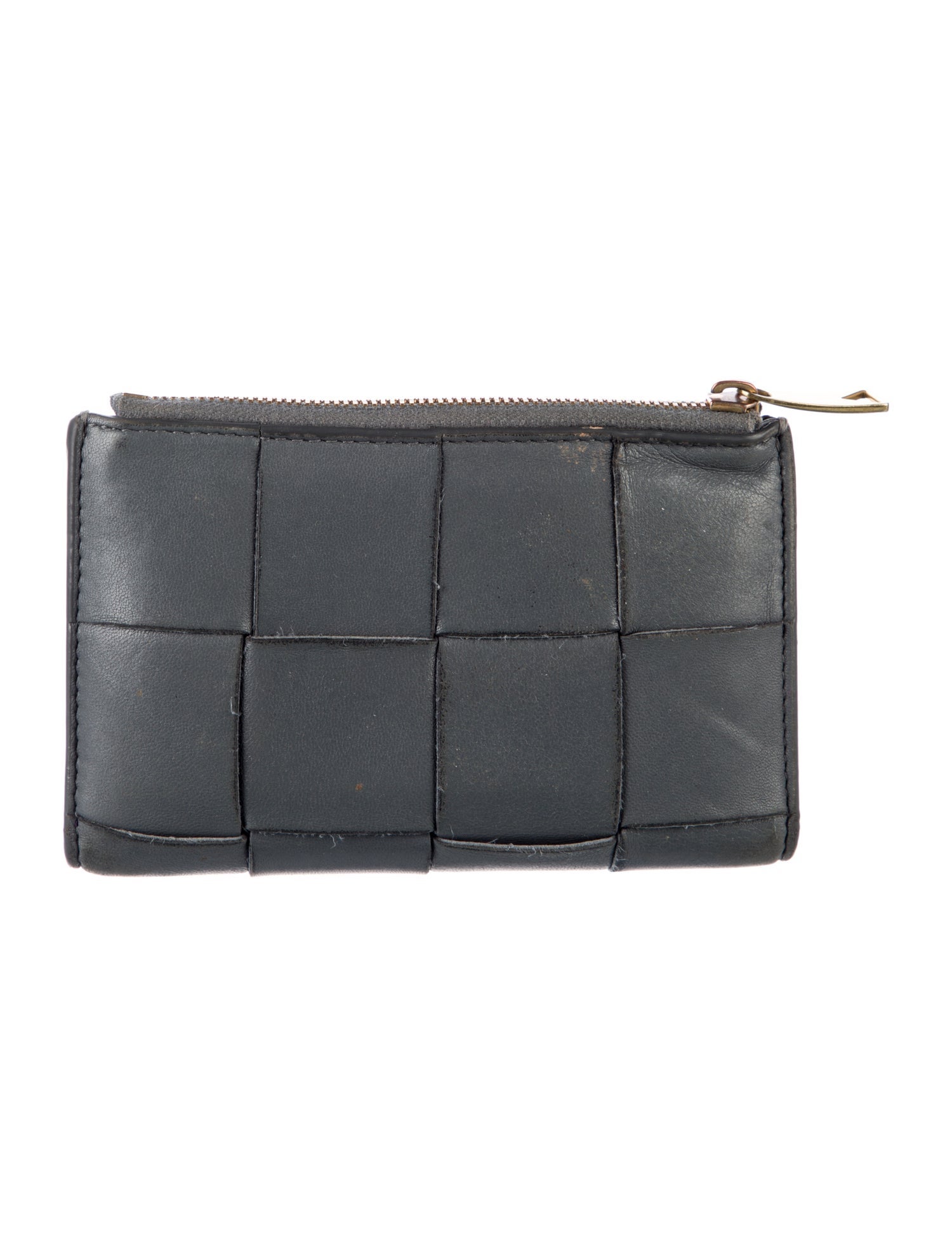 Bottega Veneta Intrecciato Weave Leather Wallet