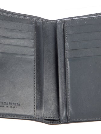 Bottega Veneta Intrecciato Weave Leather Wallet
