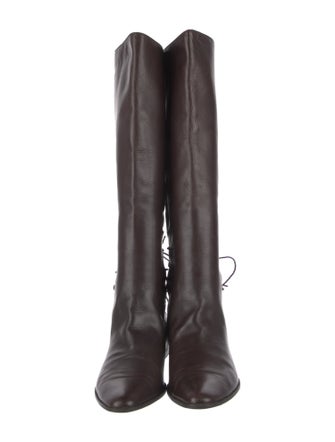 Bottega Veneta Leather Riding Boots