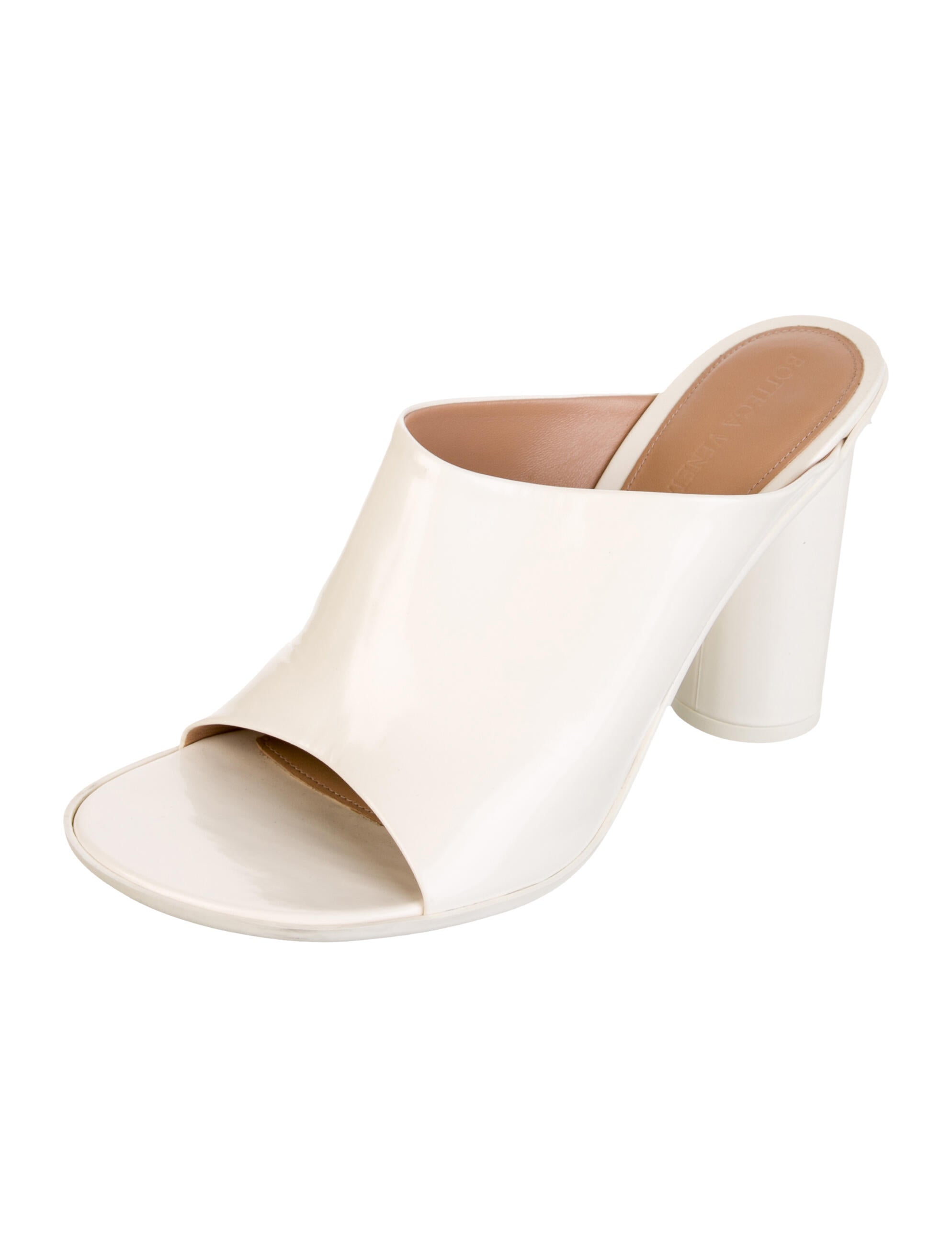 Bottega Veneta Cha-Cha Patent Leather Slides