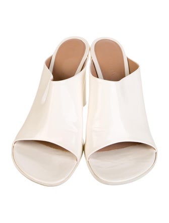 Bottega Veneta Cha-Cha Patent Leather Slides
