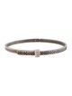 Bottega Veneta Skinny Intrecciato Hinged Bangle Bracelet