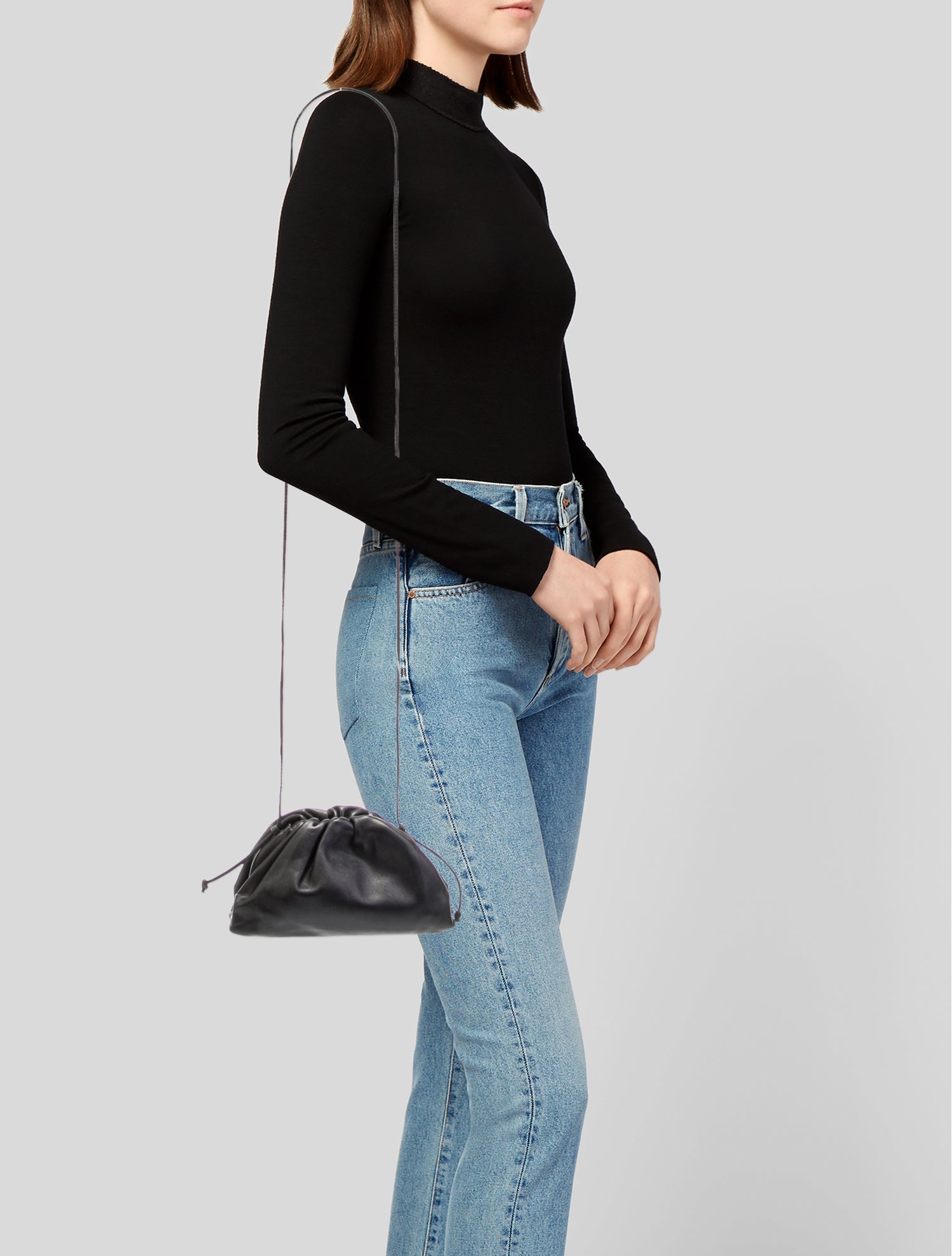 Bottega Veneta Leather Mini Pouch Mini