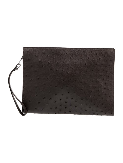 Bottega Veneta Ostrich Clutch