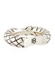 Bottega Veneta Intrecciato Double Cut Band Ring