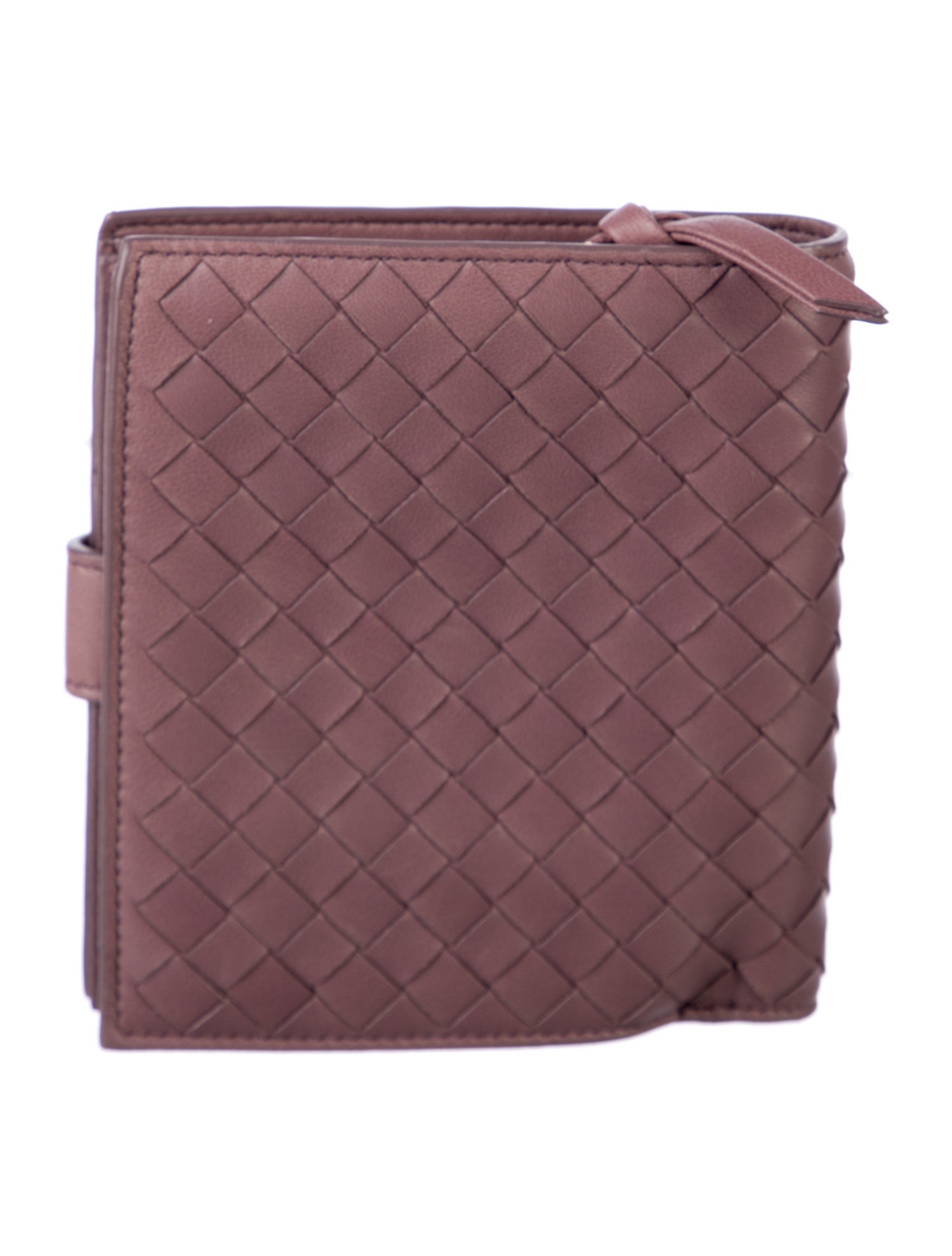 Bottega Veneta Intrecciato Weave Leather Compact Wallet