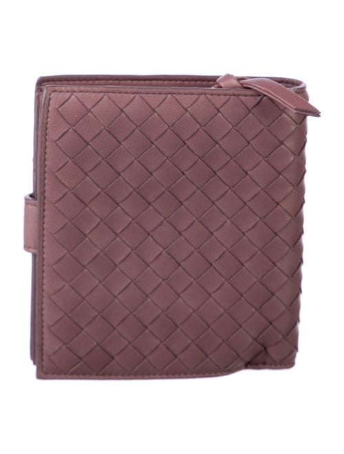 Bottega Veneta Intrecciato Weave Leather Compact Wallet