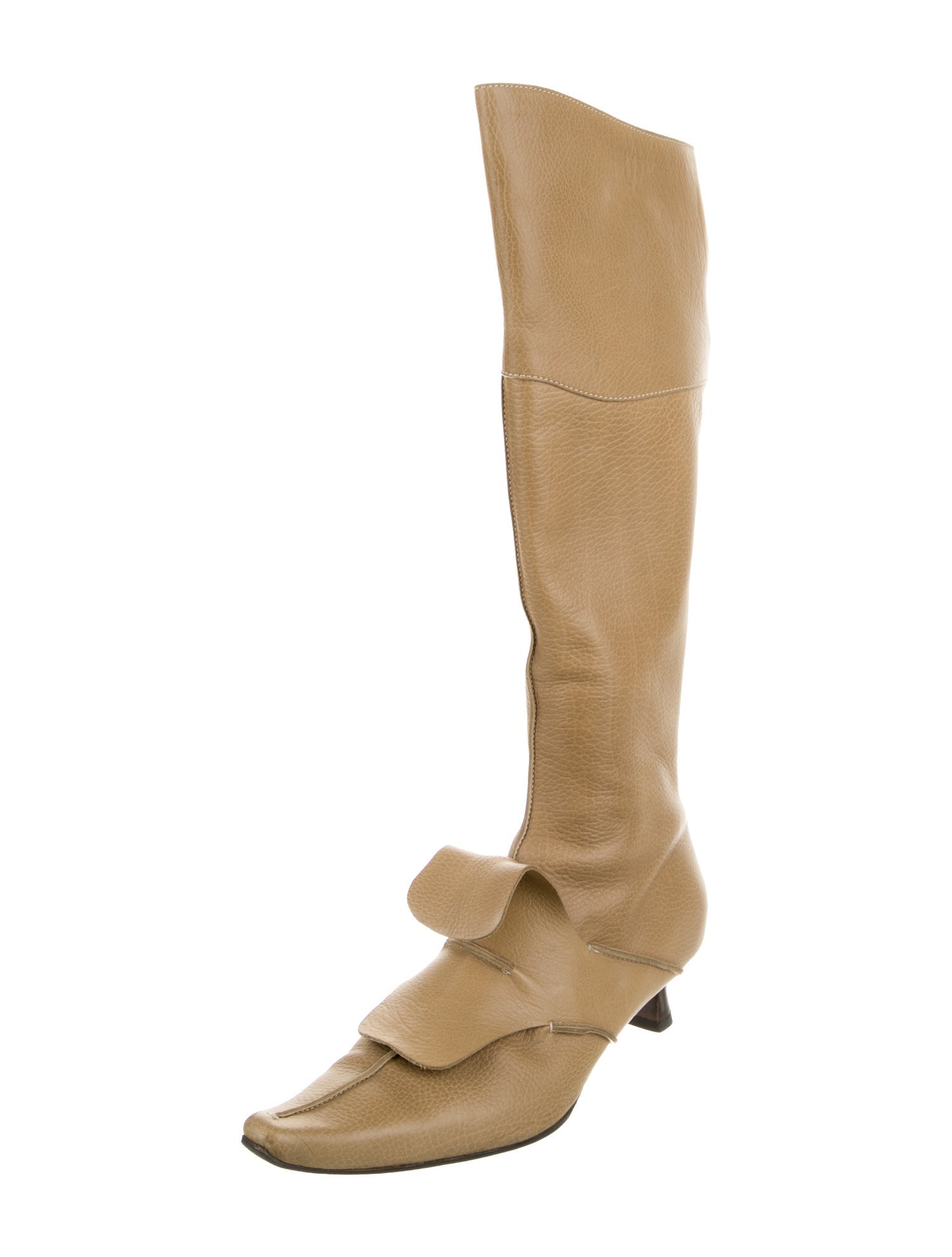 Bottega Veneta Leather Riding Boots
