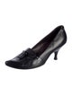 Bottega Veneta Leather Bow Accents Pumps