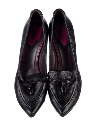 Bottega Veneta Leather Bow Accents Pumps