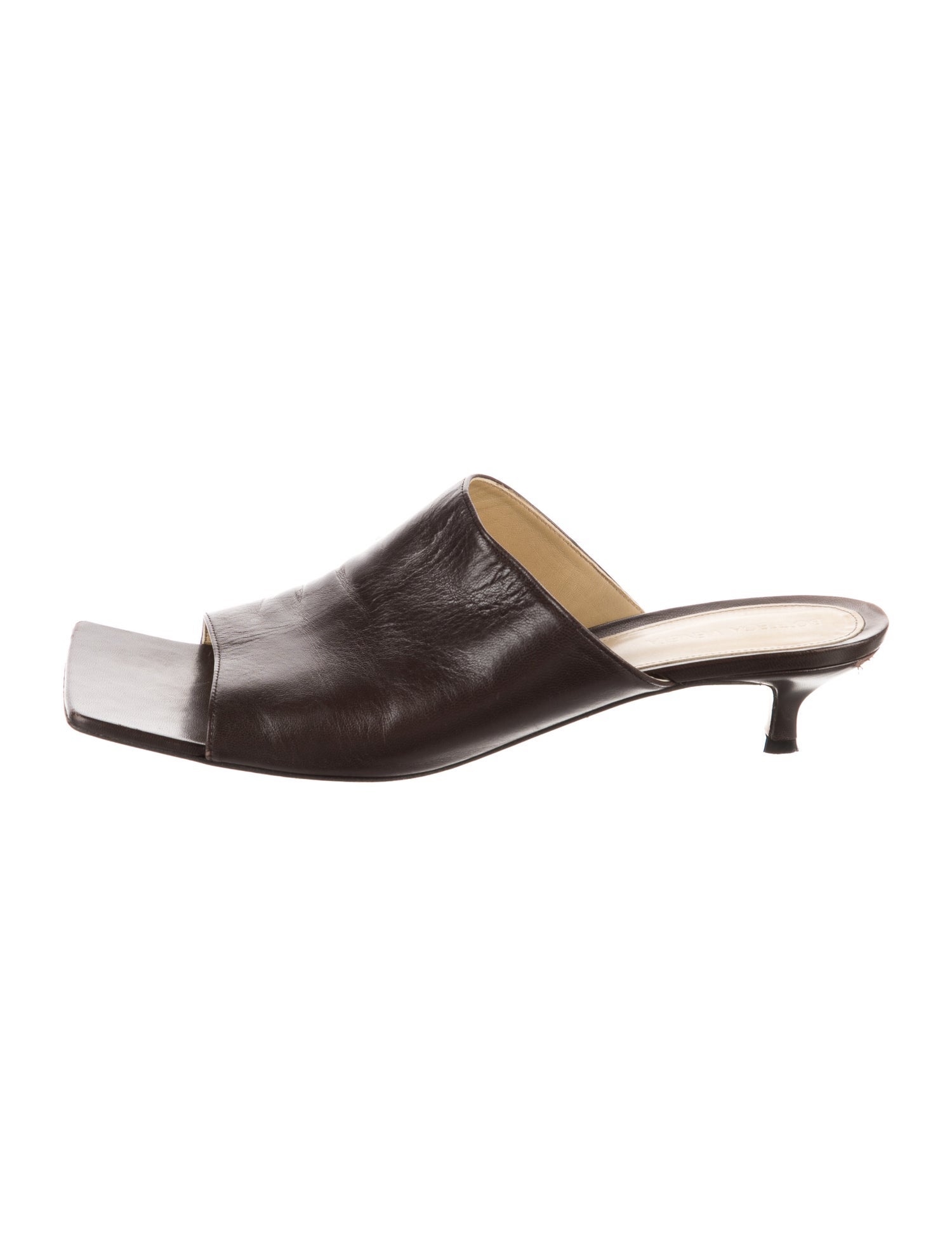 Bottega Veneta Leather Slides