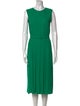 Bottega Veneta Crew Neck Midi Length Dress