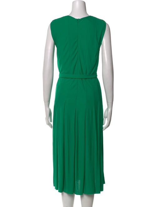 Bottega Veneta Crew Neck Midi Length Dress