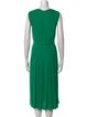 Bottega Veneta Crew Neck Midi Length Dress