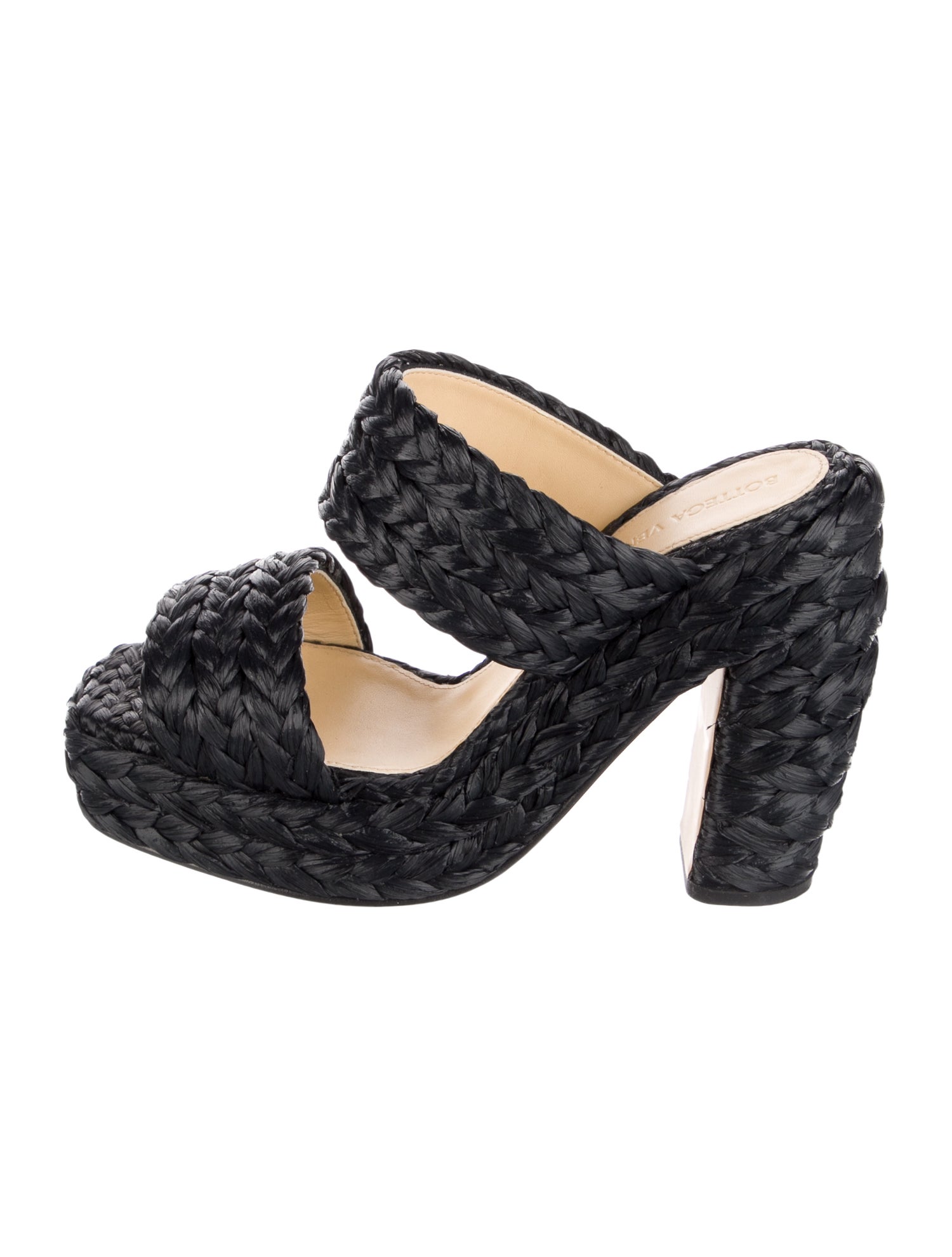 Bottega Veneta Intrecciato Weave Straw Espadrilles