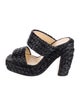 Bottega Veneta Intrecciato Weave Straw Espadrilles