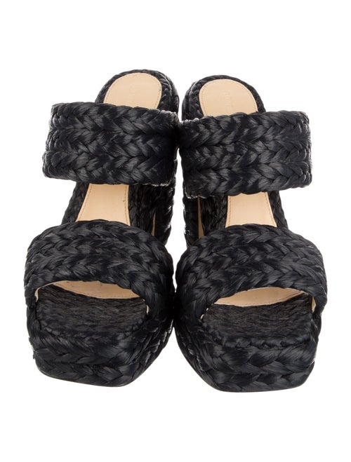 Bottega Veneta Intrecciato Weave Straw Espadrilles
