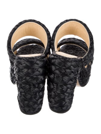 Bottega Veneta Intrecciato Weave Straw Espadrilles