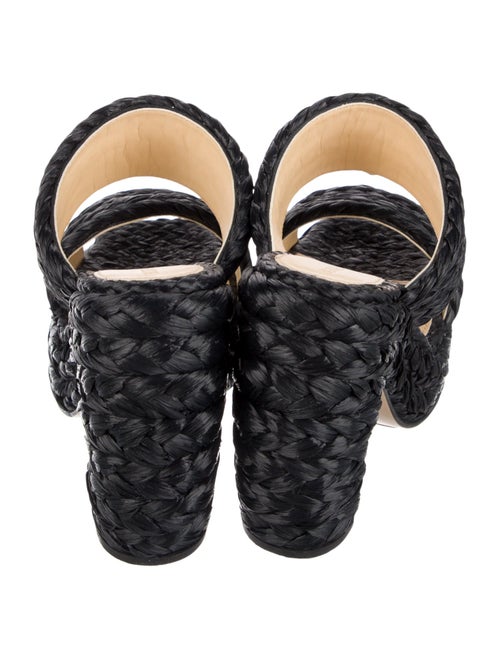 Bottega Veneta Intrecciato Weave Straw Espadrilles