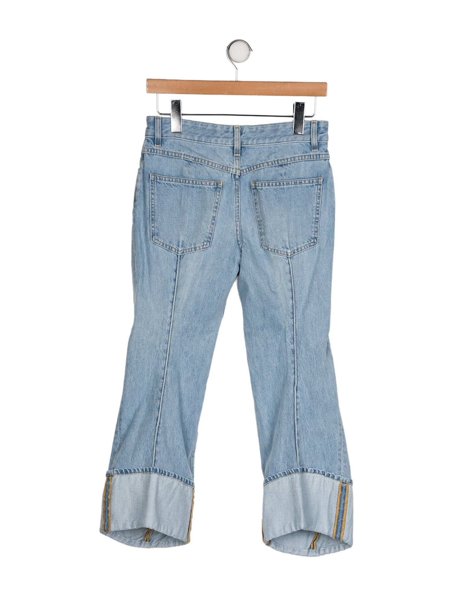 Bottega Veneta Mid-Rise Wide Leg Jeans