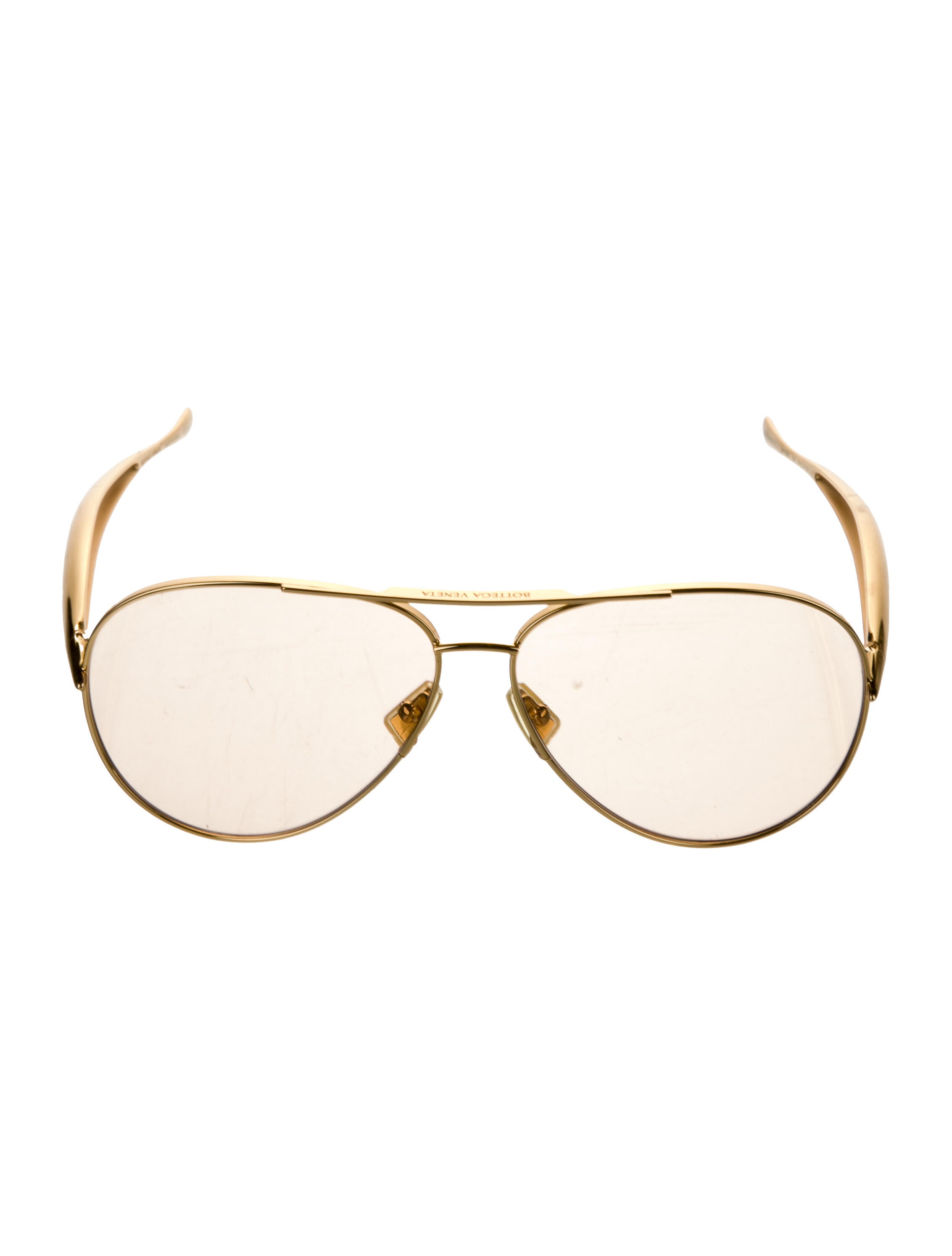 Bottega Veneta Aviator Mirrored Sunglasses