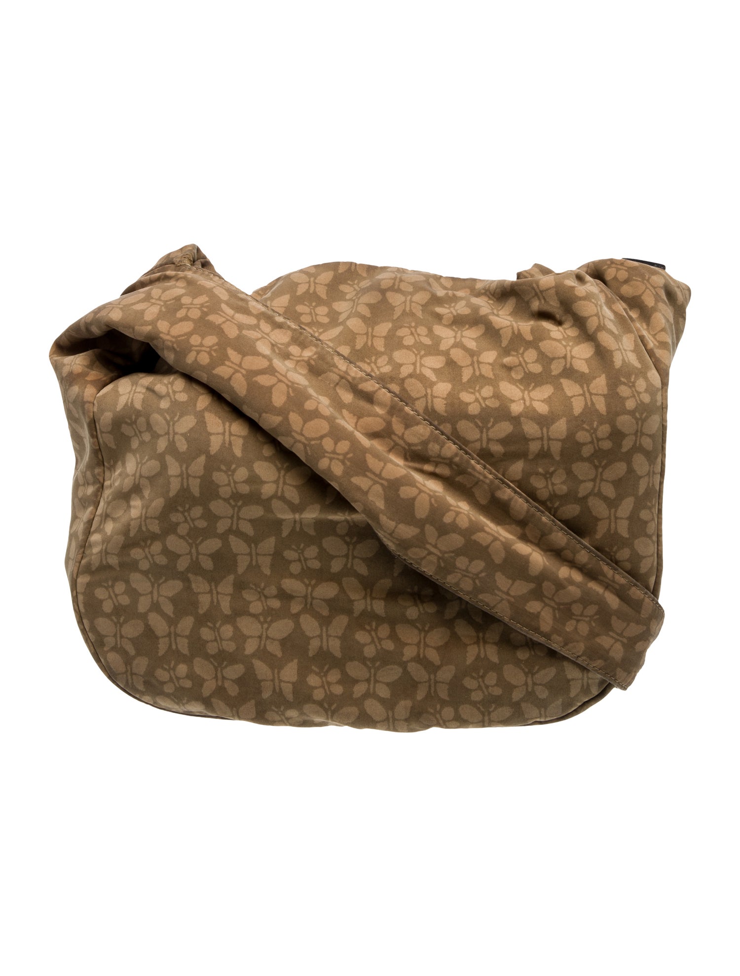 Bottega Veneta Nylon Shoulder Bag Vintage