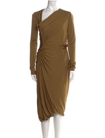 Bottega Veneta One-Shoulder Knee-Length Dress