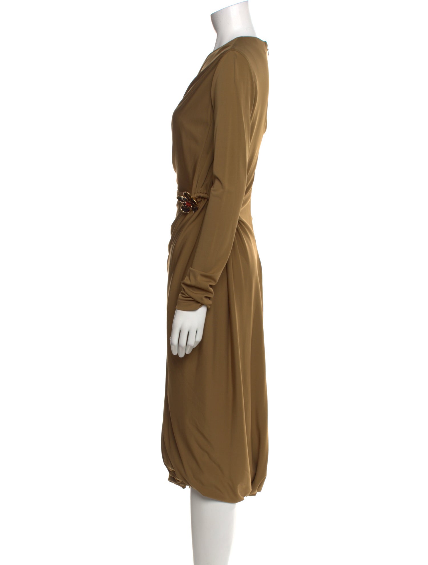 Bottega Veneta One-Shoulder Knee-Length Dress