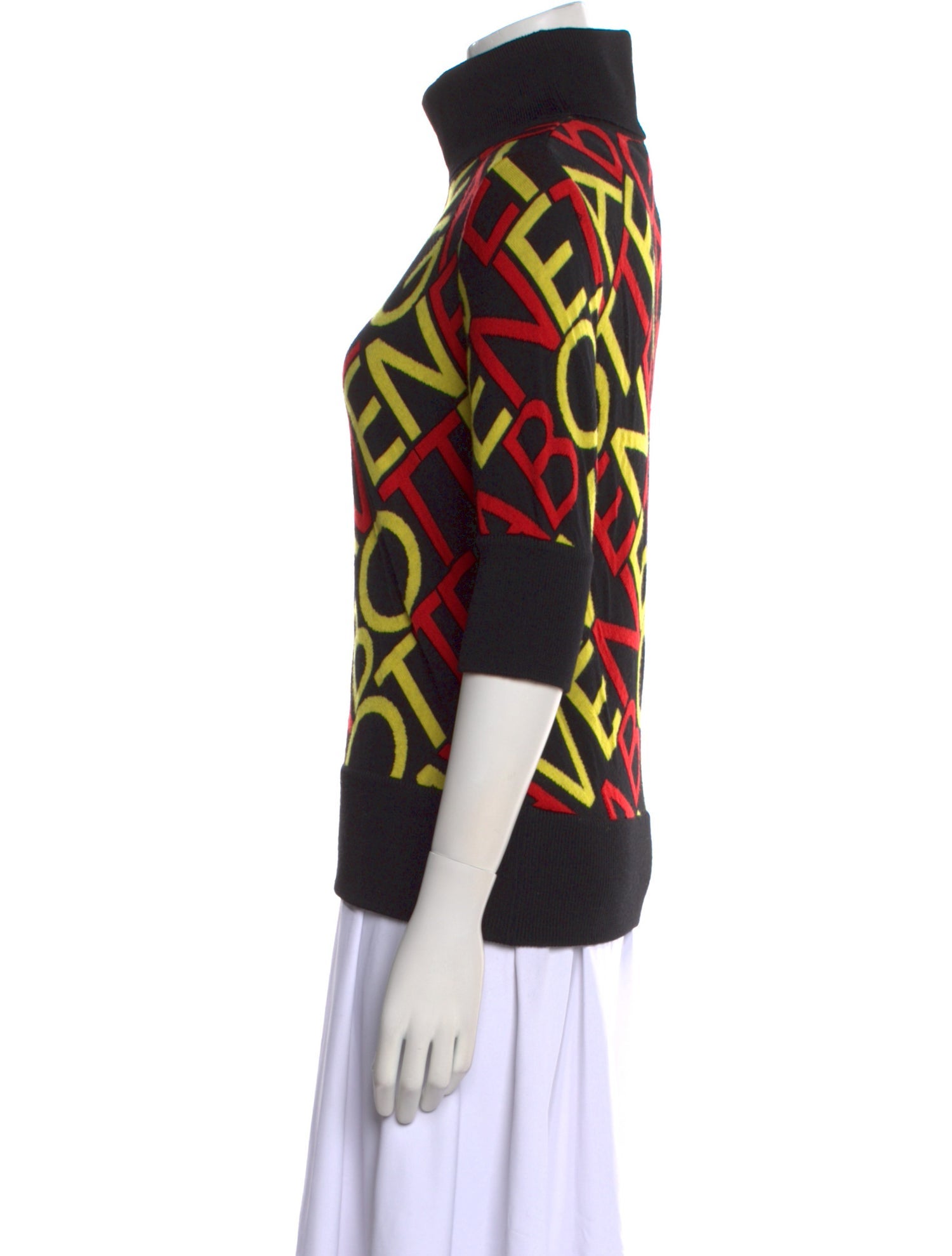 Bottega Veneta Printed Turtleneck Sweater