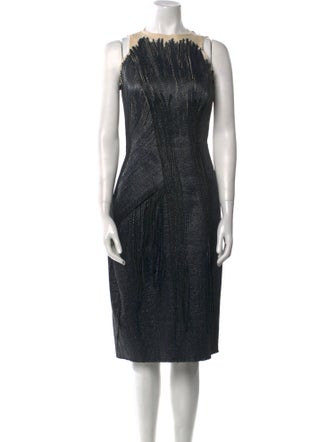 Bottega Veneta Wool Midi Length Dress