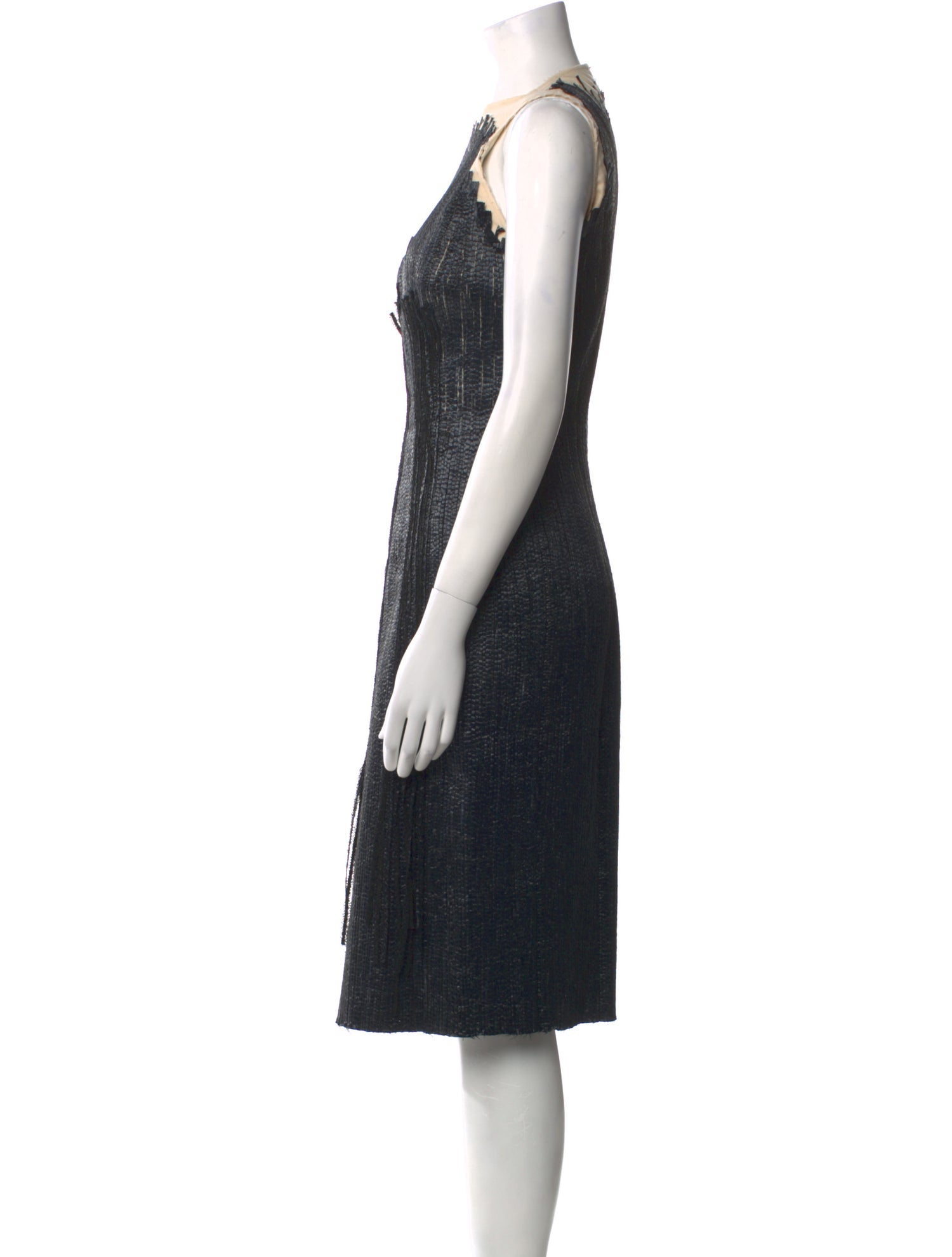 Bottega Veneta Wool Midi Length Dress